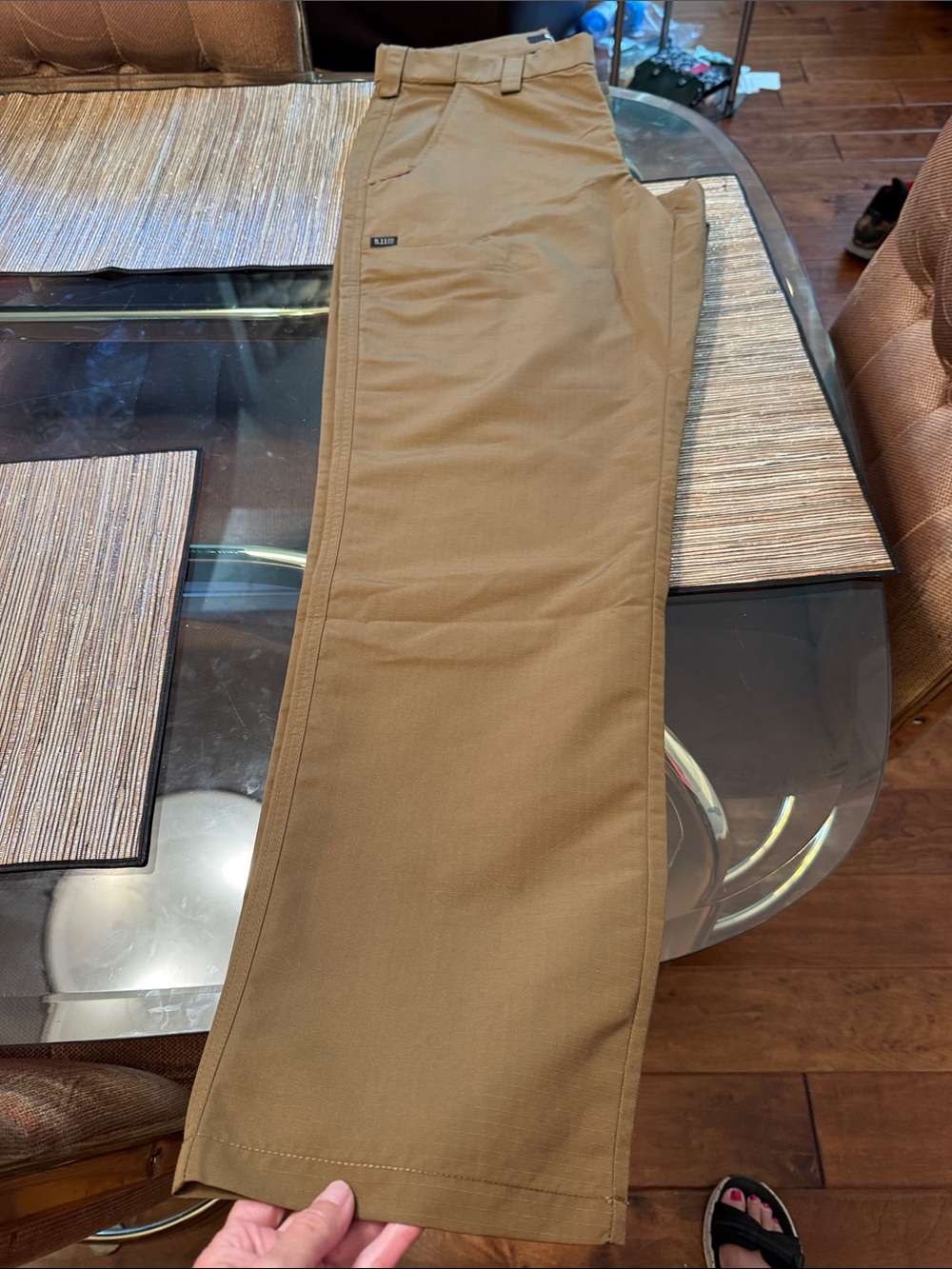 5.11 Tactical Men's Straight-Leg Chino Pants in Khaki